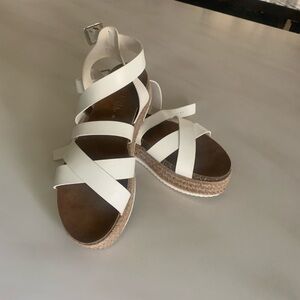 White Strappy Sandals